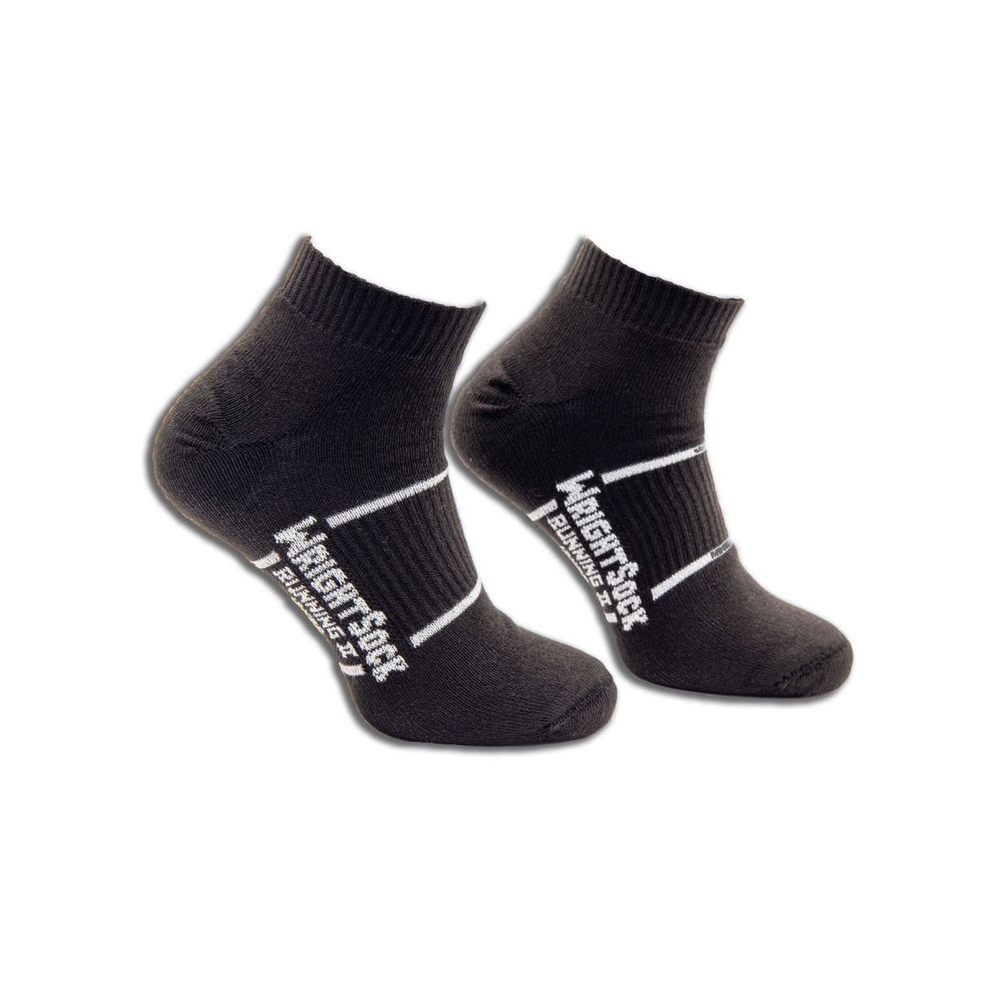 Wrightsock Unisex Running II Quarter Socks Black - 865.0300  BLACK Image 1