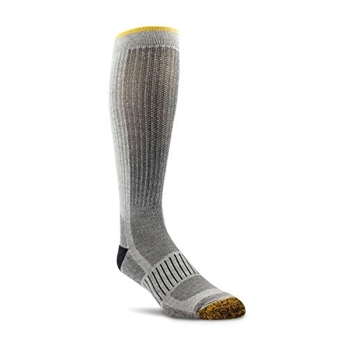 Ariat Unisex AriatTEK Mid-Calf Work Socks Grey 2-Pair Pack AR2718-050 Image 1