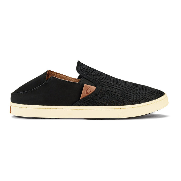 OluKai Womens Pehuea Slip-on Sneaker Black/Black - 20271-4040 Black / Black Image 2