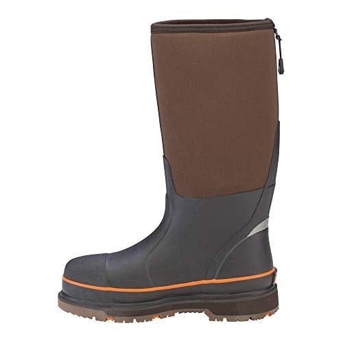 DRYSHOD WORK Mens Steel Toe WIXIT Cool-Clad Waterproof Work Boot Brown/Orange - STT-UH-BR ONE SIZE BROWN/ORANGE Image 4