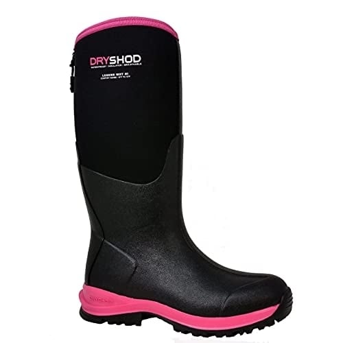 Dryshod Womens Legend MXT Hi Pull On Boot Black/Pink - LGX-WH-BKPN ONE SIZE BLACK/PINK Image 1