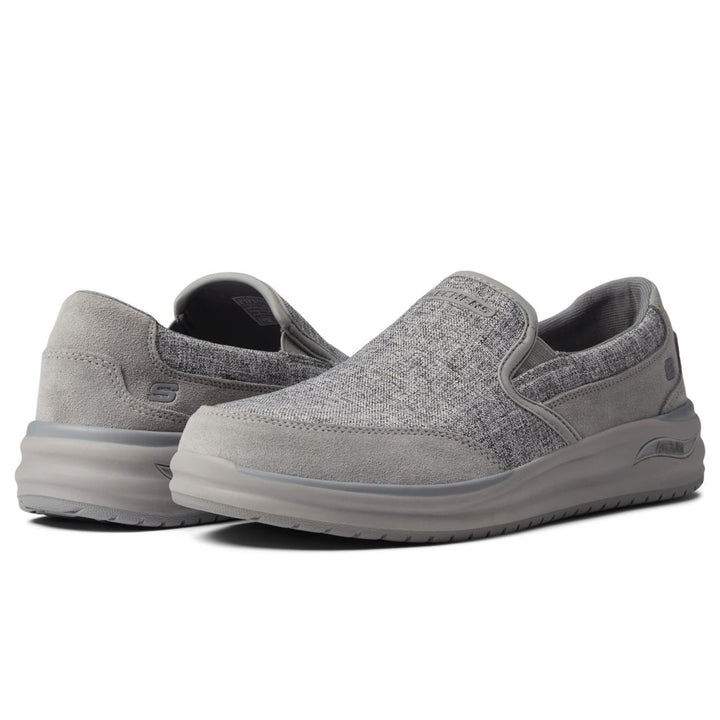 Skechers mens Arch Fit Melo - Ranston GRAY Image 3