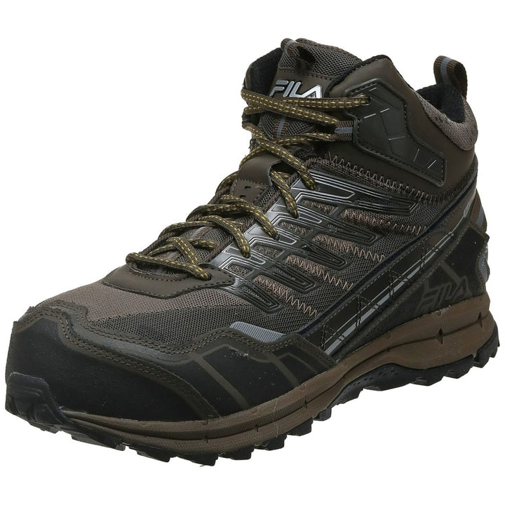 Fila Men's Hail Storm 3 Mid Composite Toe Trail Work Shoes Hiking  WNUT/MBRN/GFUS Image 1