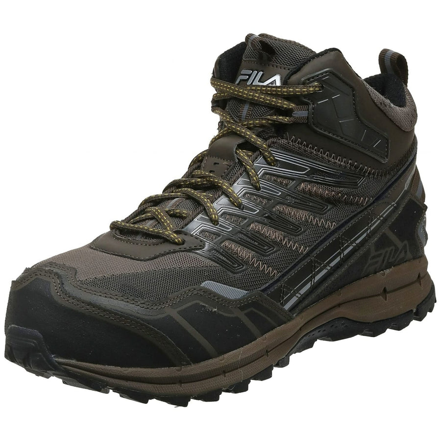 Fila Mens Hail Storm 3 Mid Composite Toe Trail Work Shoes Hiking WNUT/MBRN/GFUS Image 1