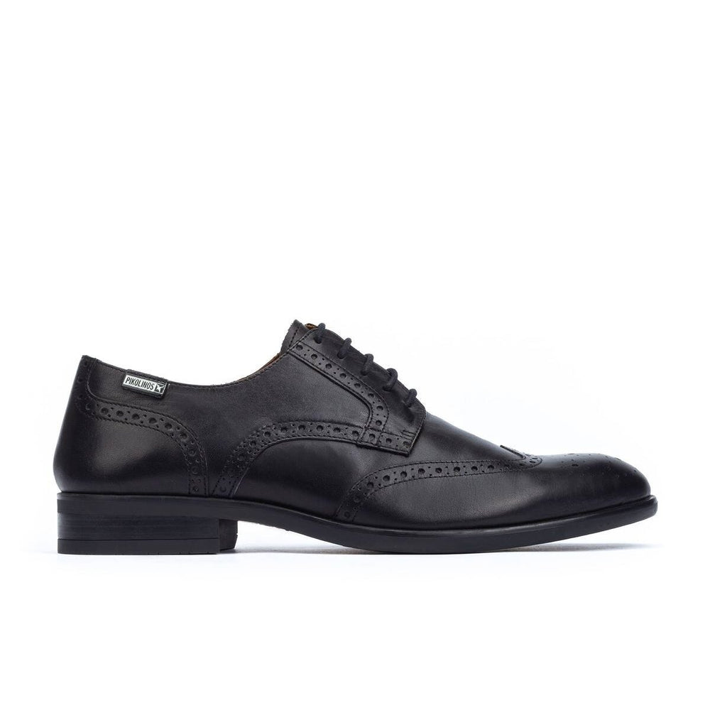 Pikolinos Mens Wingtip Black 100% Calfskin Leather M7J-4186 Size 10 Image 2