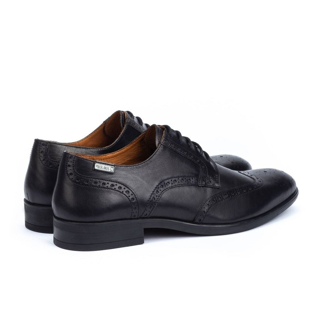 Pikolinos Mens Wingtip Black 100% Calfskin Leather M7J-4186 Size 10 Image 3