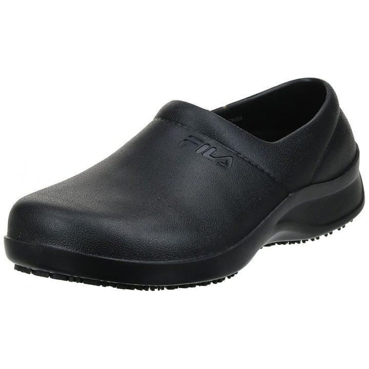 Fila Womens Galvanize Slip Resistant Work Shoes Black Size 8 Lightweight Support Image 4