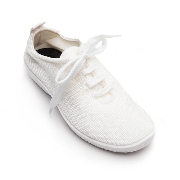 Arcopedico Womens LS Knit Shoe White - 1151-C61 WHITE/WHITE Image 1