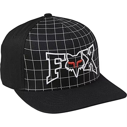 Fox Racing Mens Celz Flexfit Hat BLK Image 2