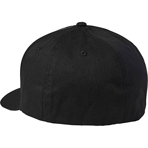 Fox Racing Mens Celz Flexfit Hat BLK Image 3