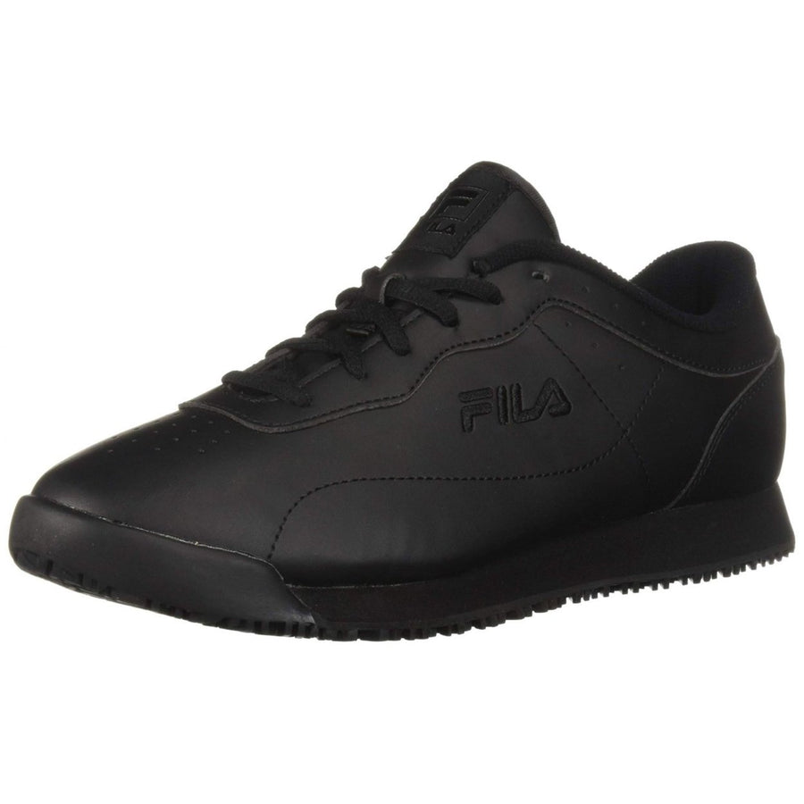 Fila Memory Viable Sr Wide Womens Shoes Size 10Color: Black 0 BLK/BLK/BLK Image 1