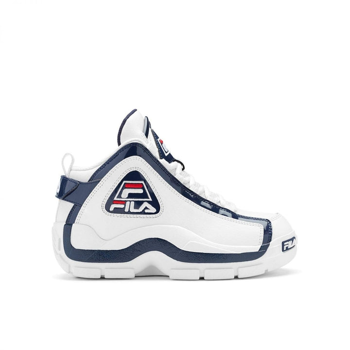 Fila Grant Hill 2 Kids Sneaker White Navy Red WHT/FNVY/FRED Size Youth Image 4