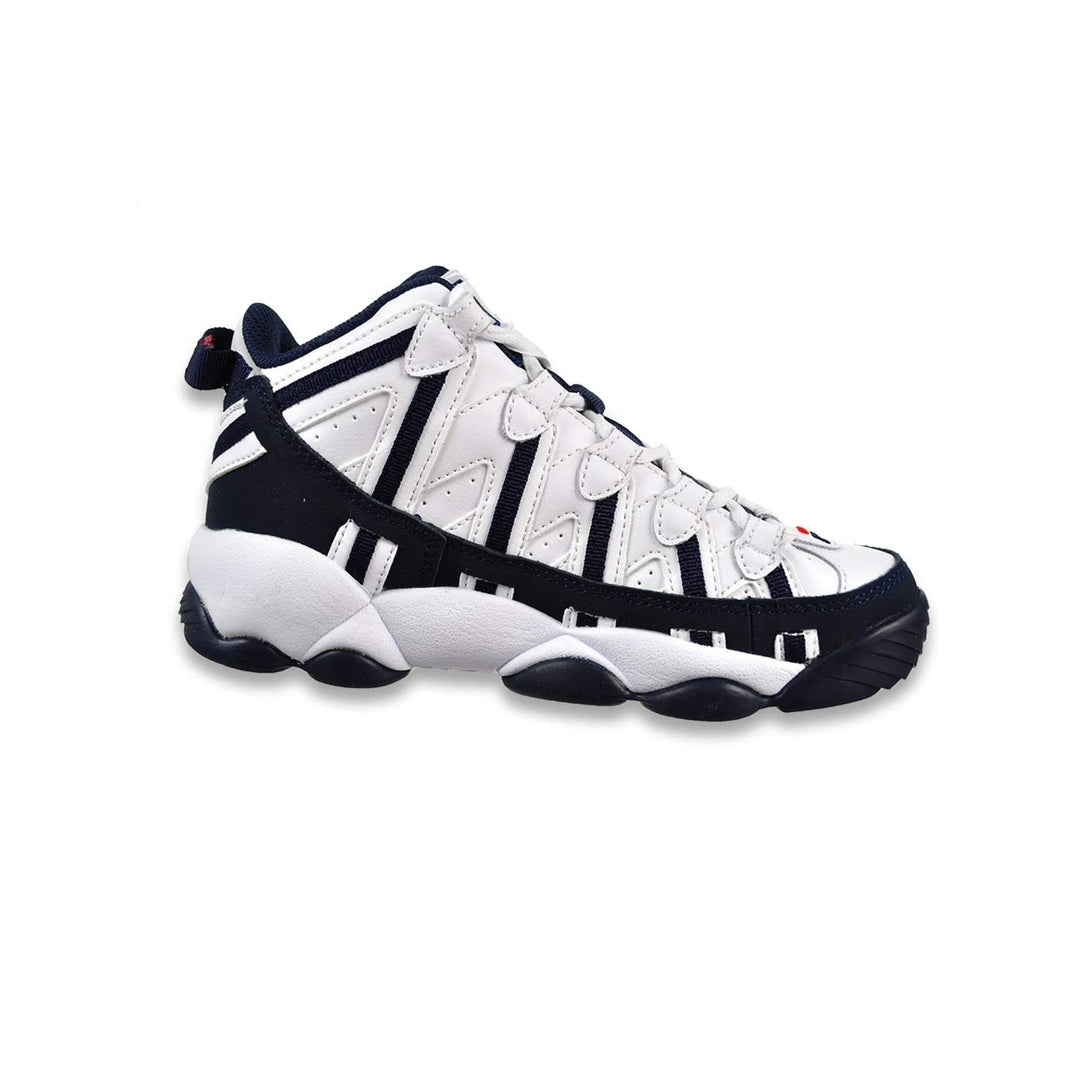 Fila Kids Stackhouse Spaghetti Basketball Sneakers  WHT/FNVY/FRED Image 3