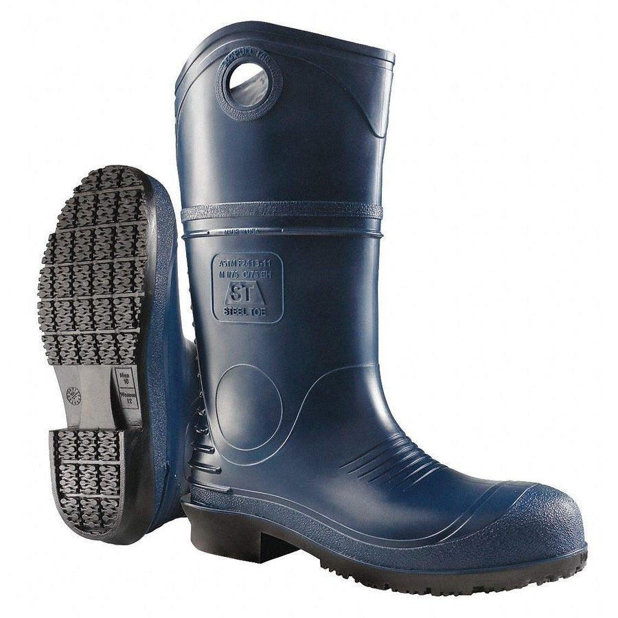 DUNLOP DuraPro PVC Soft Toe Waterproof Pull On Work Boot Navy Blue - 89085 NAVY BLUE Image 1