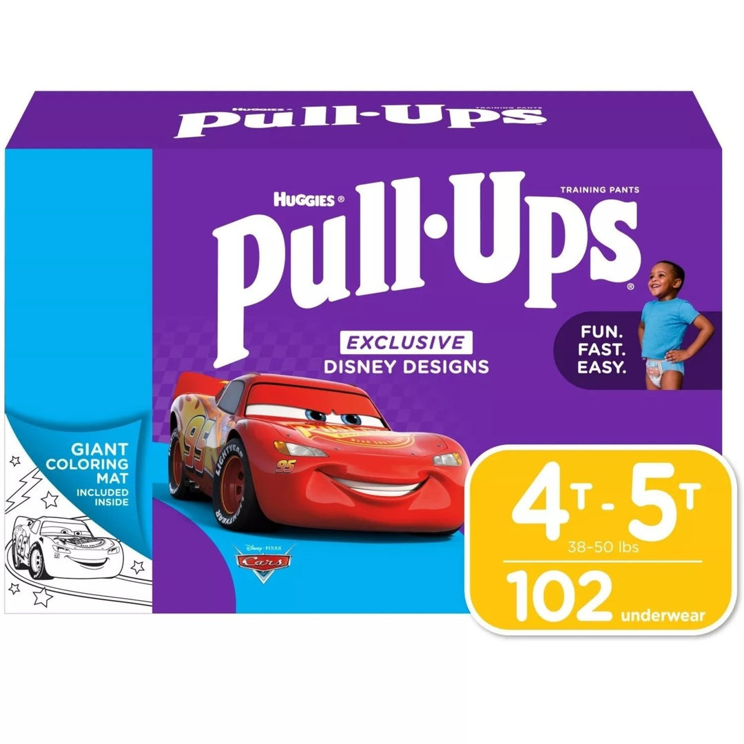 Huggies Pull-Ups Training Pants for Boys 4T-5T 38-50 Pounds (102 Count) Image 1