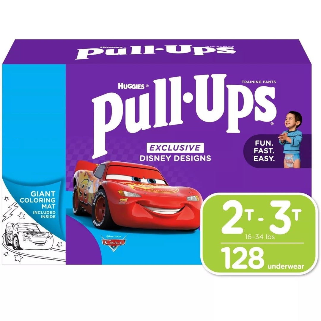 Huggies Pull-Ups Training Pants for Boys 2T-3T 18-34 Pounds (128 Count) Image 1