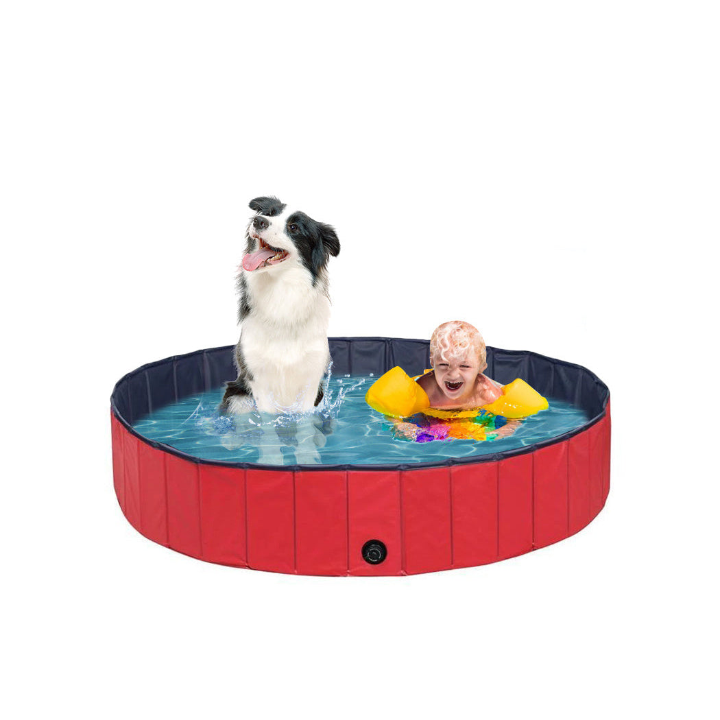 Foldable Large and Small Dog Pool Dog Bath Safe And Non Toxic Kids Rigid Pool Image 11