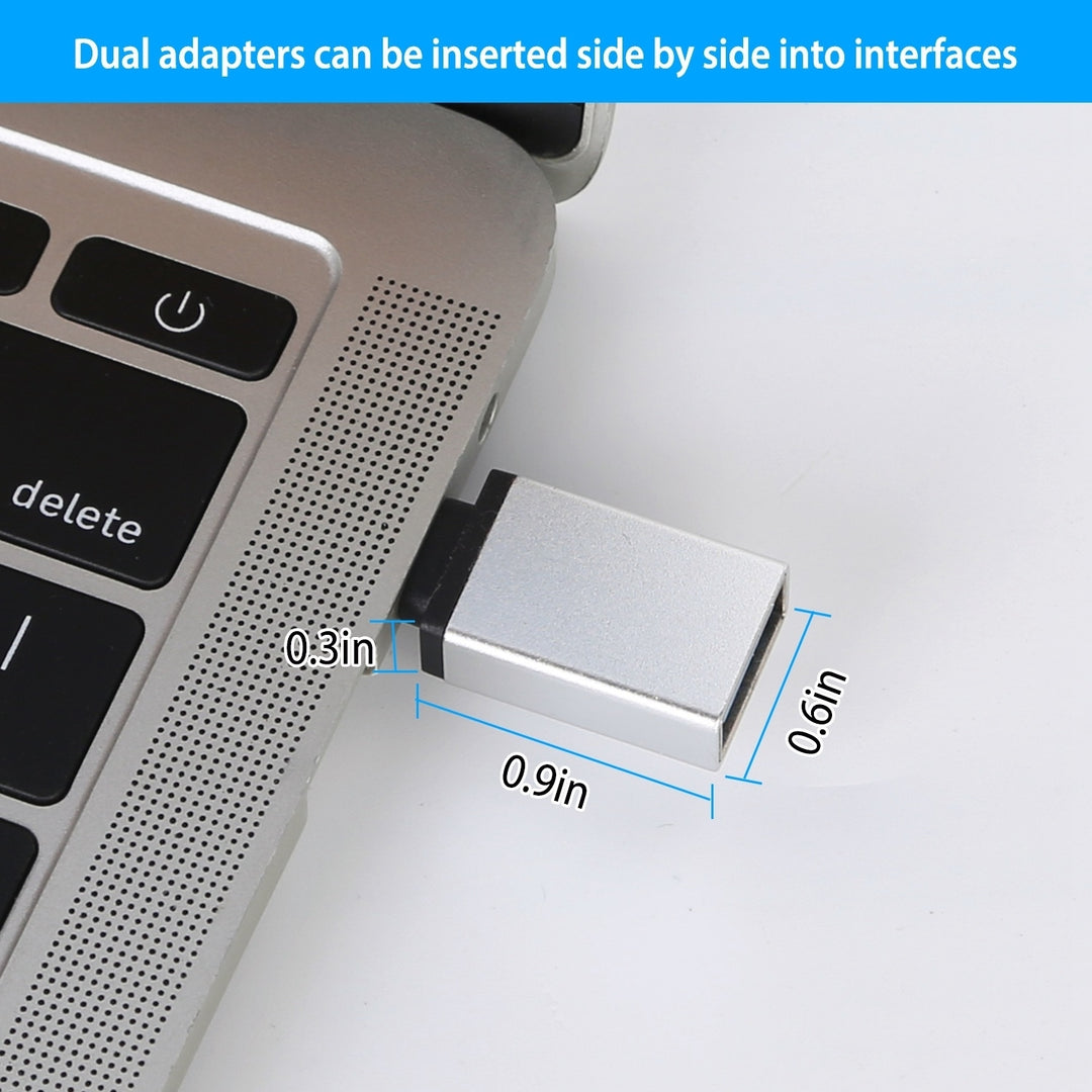 3 Packs USB C Type C Male to USB A 3.0 OTG Male Port Converter Adapter Data Connector Android Image 6