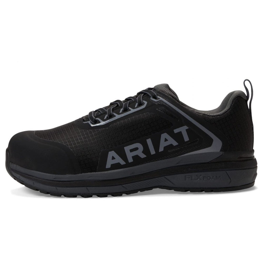 ARIAT WORK Womens Outpace Composite Toe Work Shoe Black - 10040324 ONE SIZE BLACK Image 1