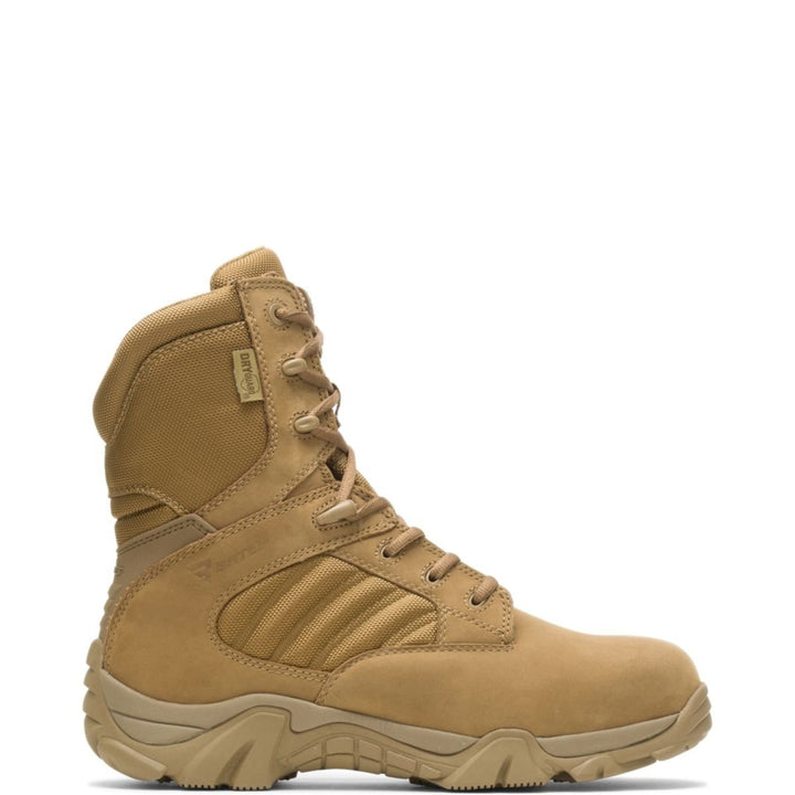 Bates Mens GX-8 Waterproof Composite Toe Side Zip Work Boot Coyote - E04272 COYOTE Image 1