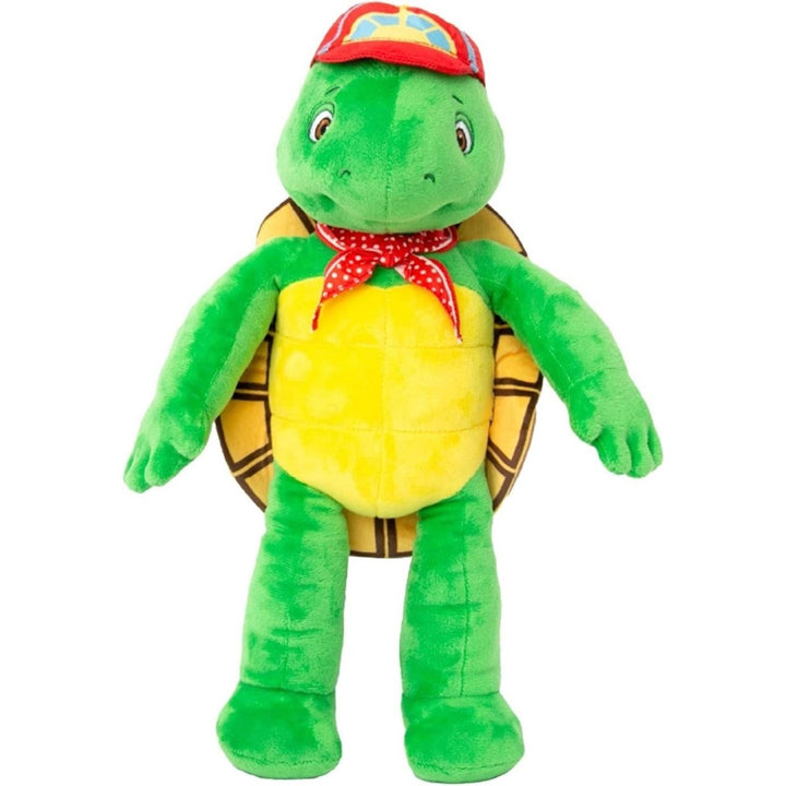 Franklin the Turtle Plush Doll 14" Mighty Mojo Stuffed Animal Hat Bandana Image 1