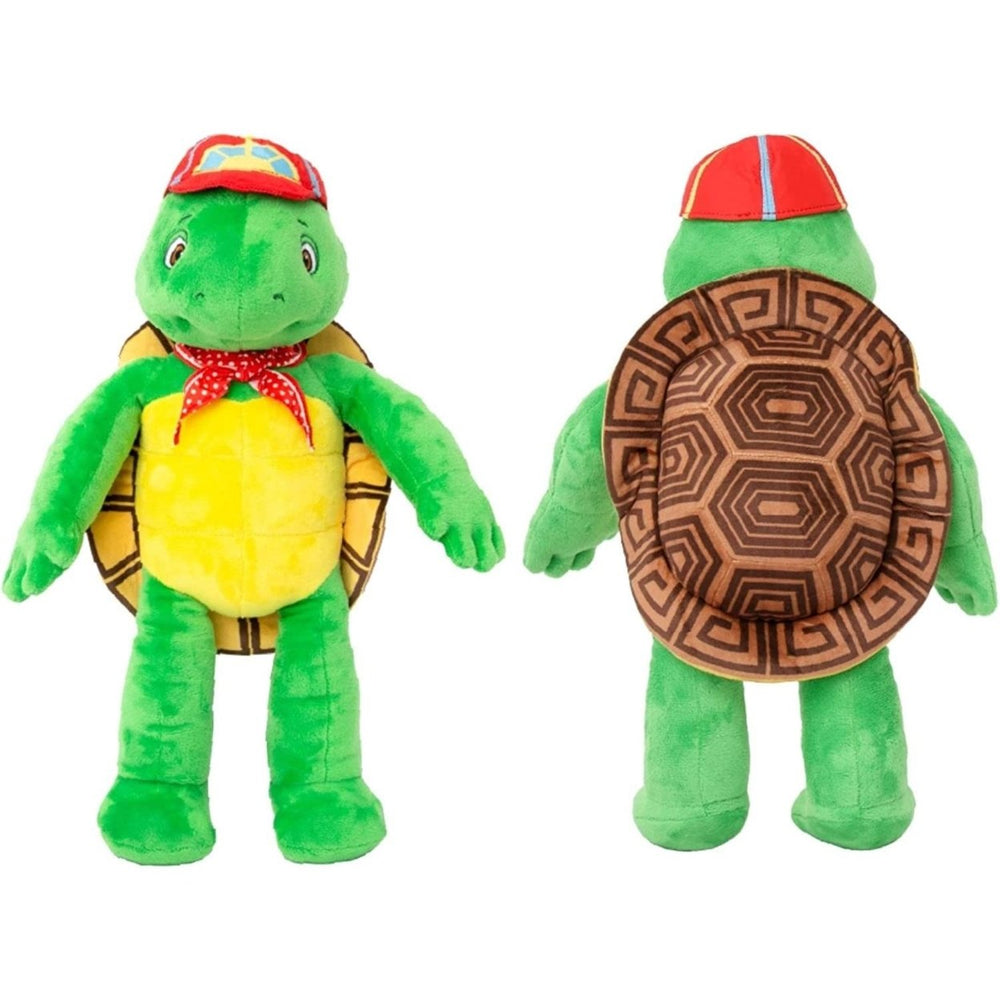 Franklin the Turtle Plush Doll 14" Mighty Mojo Stuffed Animal Hat Bandana Image 2