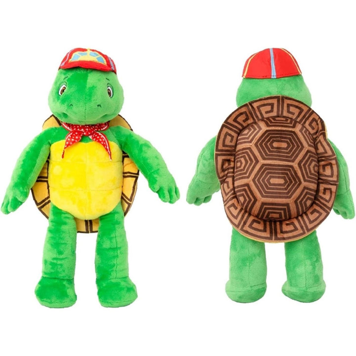 Franklin the Turtle Plush Doll 14" Mighty Mojo Stuffed Animal Hat Bandana Image 2