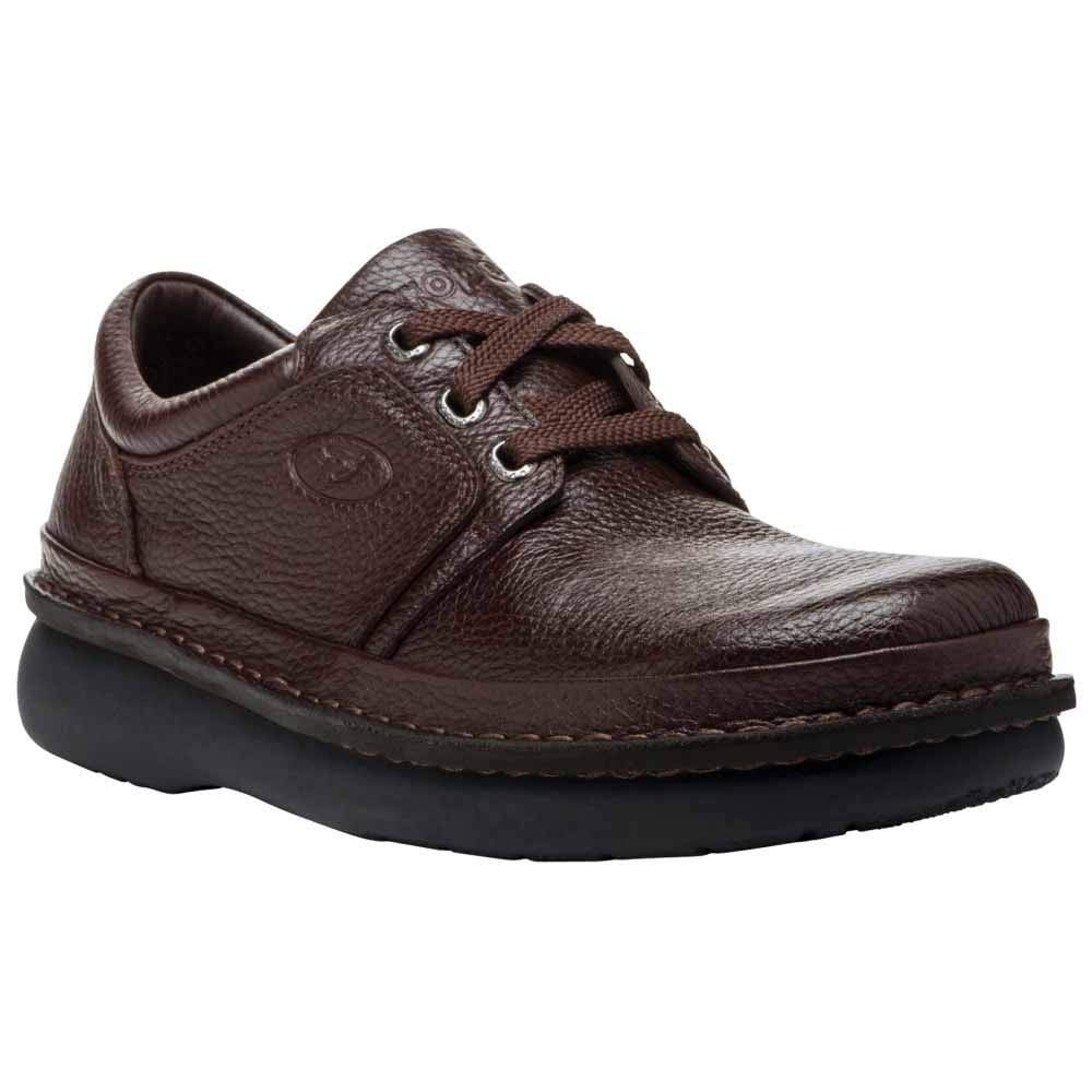 Propet Men's Villager Oxford Brown Tumbled Leather - M4070BR  BROWN Image 1