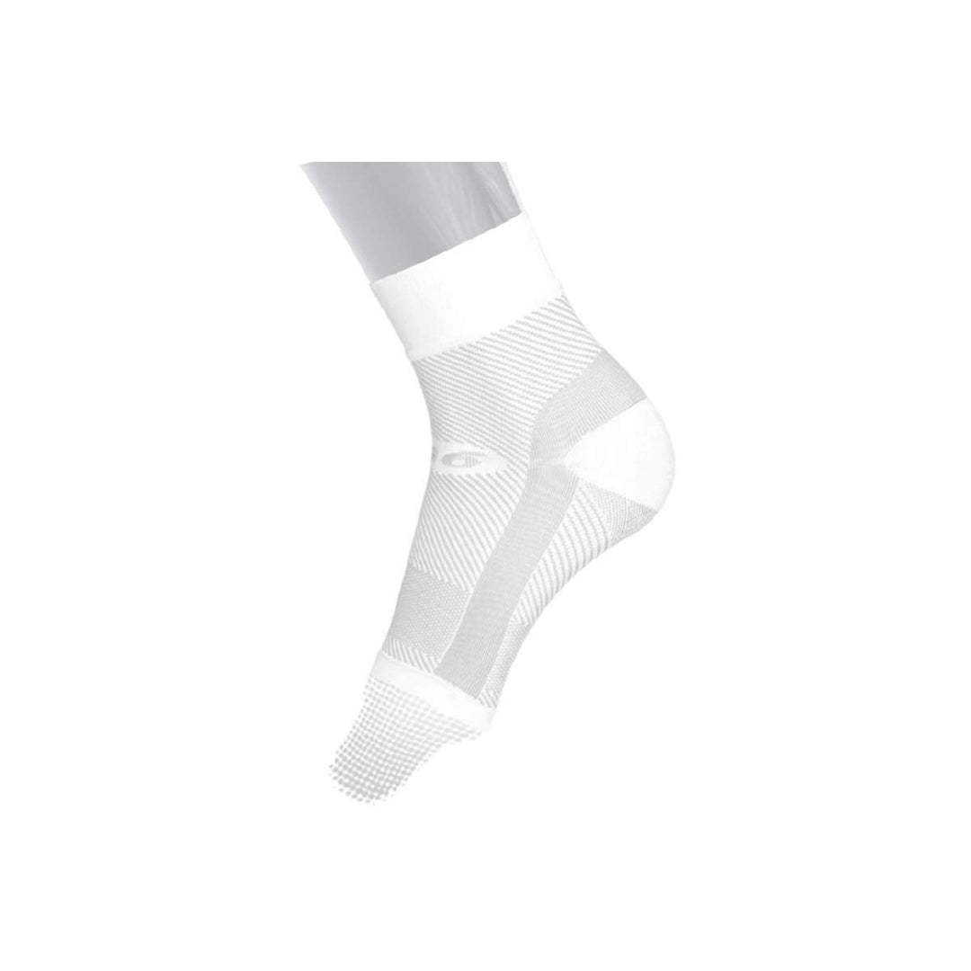 OS1st Night Time Plantar Fasciitis Sleeve Unisex White OS1-3734W Size Chart Included Image 1