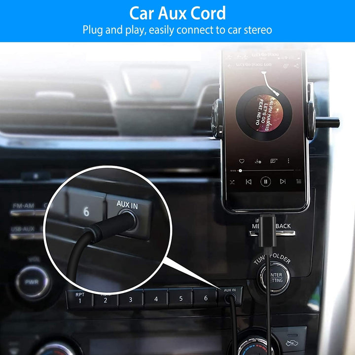 iOS 8 Pin to 3.5mm Aux Car Audio Adapter Black 1m Premium Sound Quality Image 4