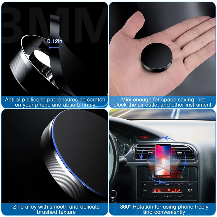 2 Pack Universal Magnetic Car Mounts Dashboard Magnetic Phone Holder Stand Fit for iPhone Galaxy Most Smartphones Image 6