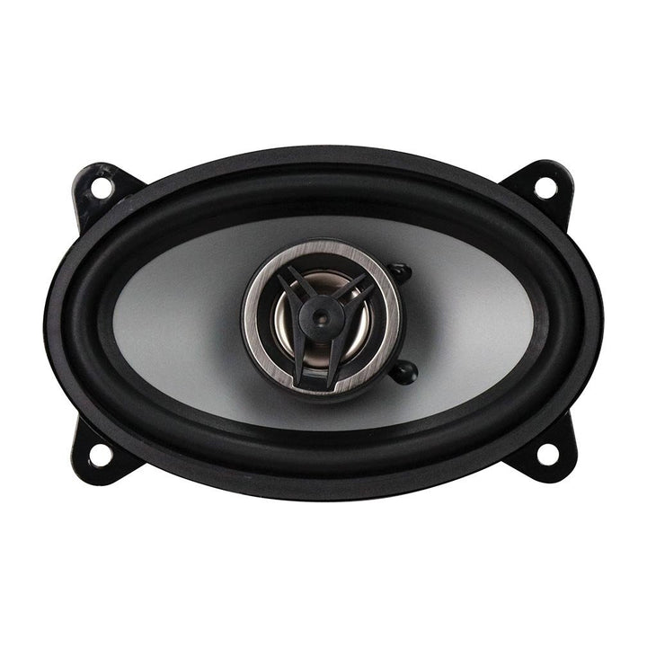 Crunch CS46CX 4x6 Coaxial Speakers 250 Watts Neo-Mylar Tweeters Rubber Surround Image 2