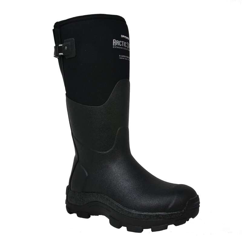 Dryshod Womens Arctic Storm Hi Gusset Extreme Conditions Pull On Winter Boot Black/Grey - ARSG-WH-BK BLACK/GREY Image 2