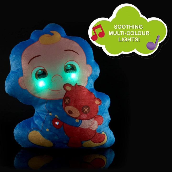 CoComelon JJs Musical Sleep Soother Bedtime Night Light Lullaby Pillow WOW! Stuff Image 4