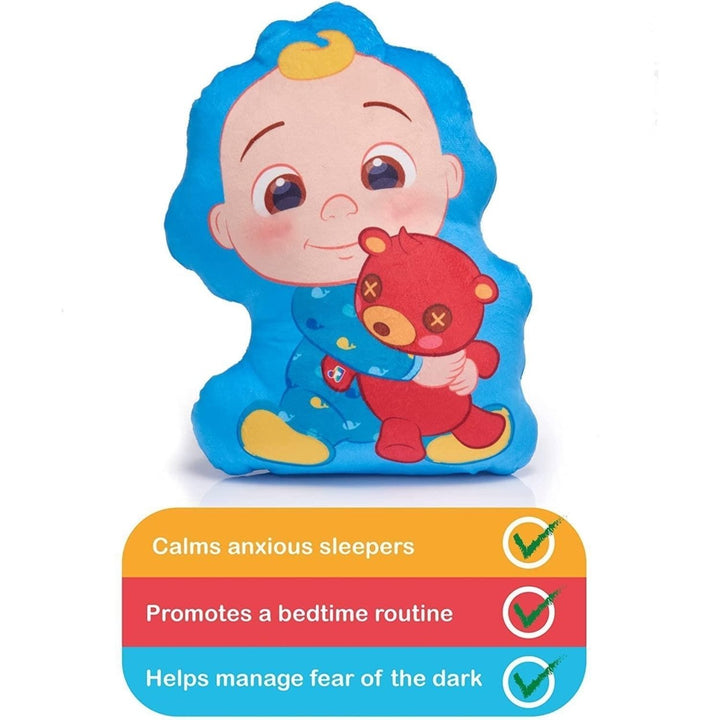 CoComelon JJs Musical Sleep Soother Bedtime Night Light Lullaby Pillow WOW! Stuff Image 6