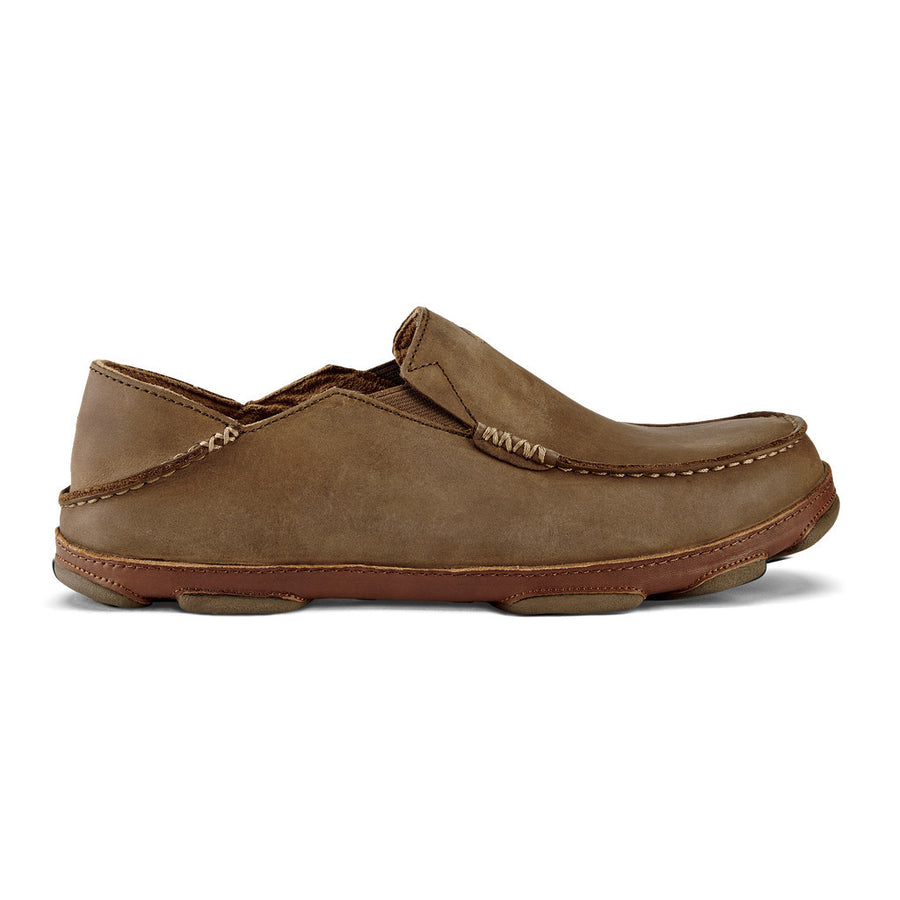 OluKai Mens Moloa Slip-On Ray/Toffee - 10128-2733 7 Ray / Toffee Image 1