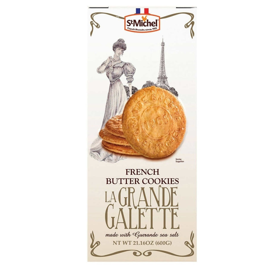 St. Michel La Grande Galette French Butter Cookies 21.16 Ounce Image 1