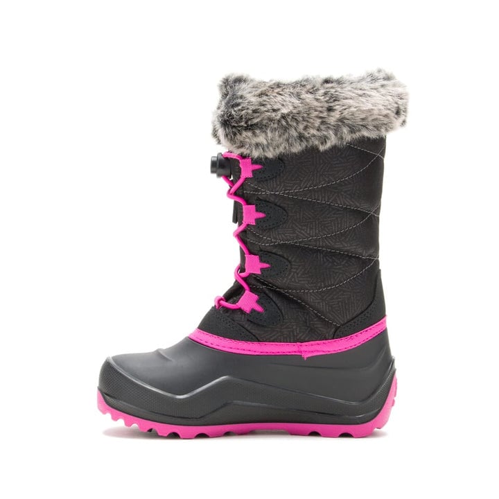 Kamik Snowgypsy 4 Girls Winter Boots Black/Rose Insulated Waterproof Size 12 Image 4