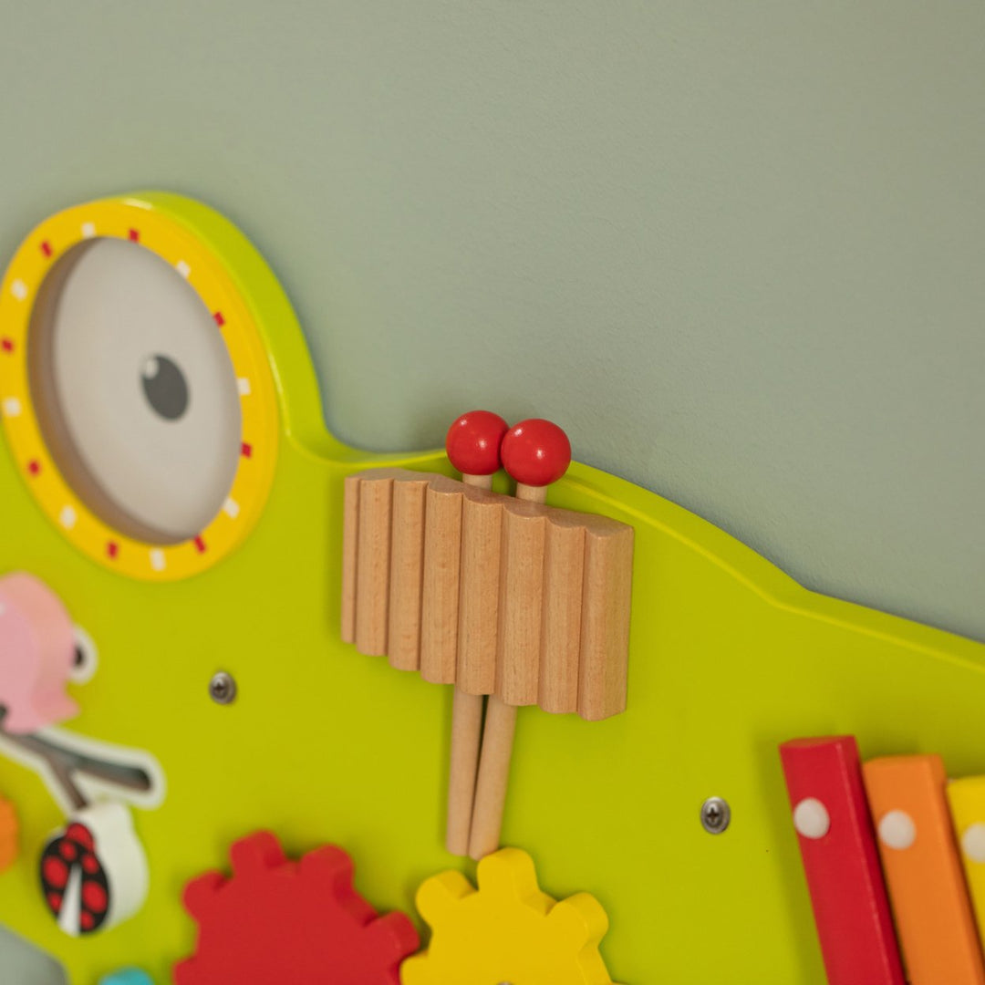 Wooden Alligator Sensory Activity Wall Toy for Playroom Nursery Preschool Image 8