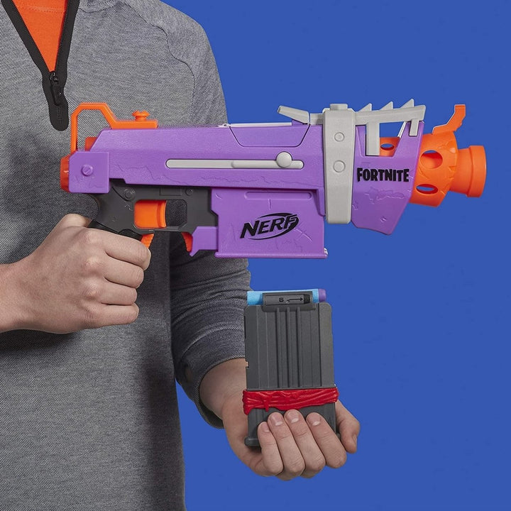 NERF Fortnite SMG-E Blaster Replica Motorized 6 Dart Clip Video Gaming Hasbro Image 3