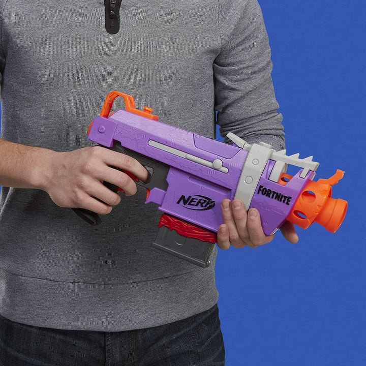 NERF Fortnite SMG-E Blaster Replica Motorized 6 Dart Clip Video Gaming Hasbro Image 4