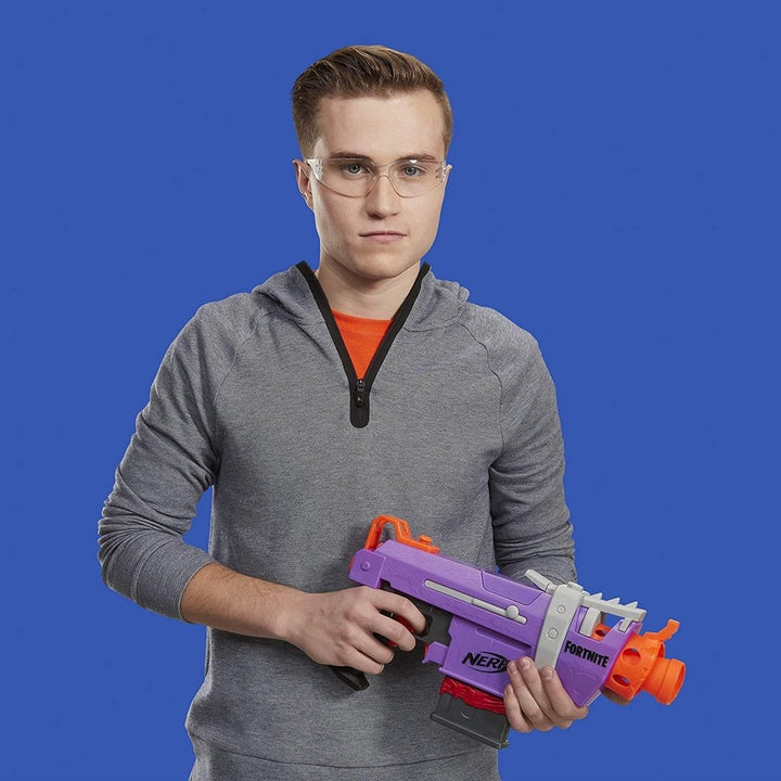 NERF Fortnite SMG-E Blaster Replica Motorized 6 Dart Clip Video Gaming Hasbro Image 6