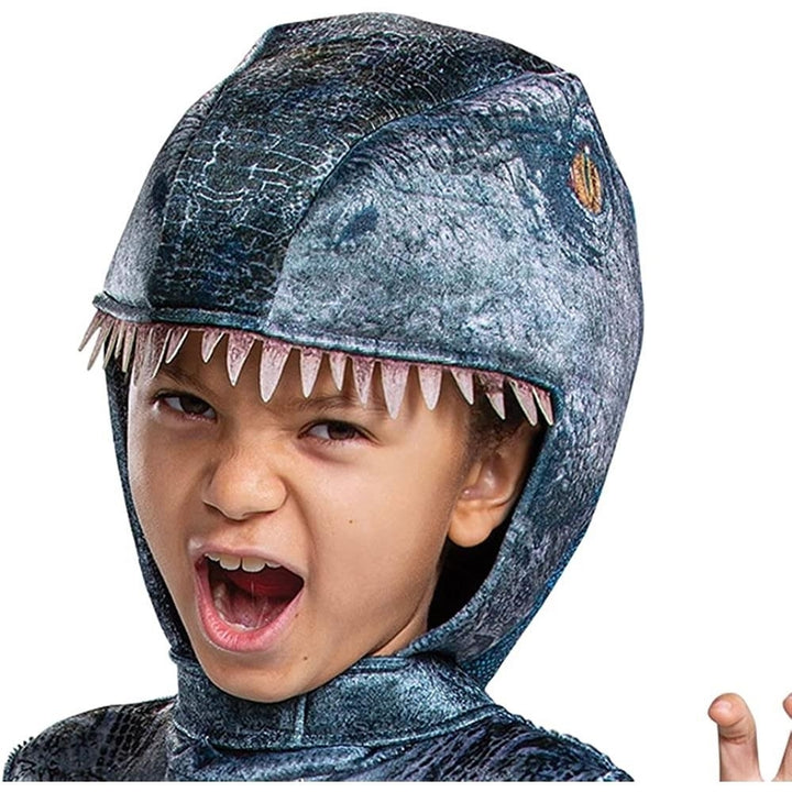 Blue Velociraptor Dinosaur size S 2T Toddler Costume Jurassic World Official Disguise Image 4