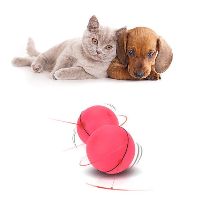 LED Laser Electronic Rolling Pet Funny Cat Toy Ball Image 6