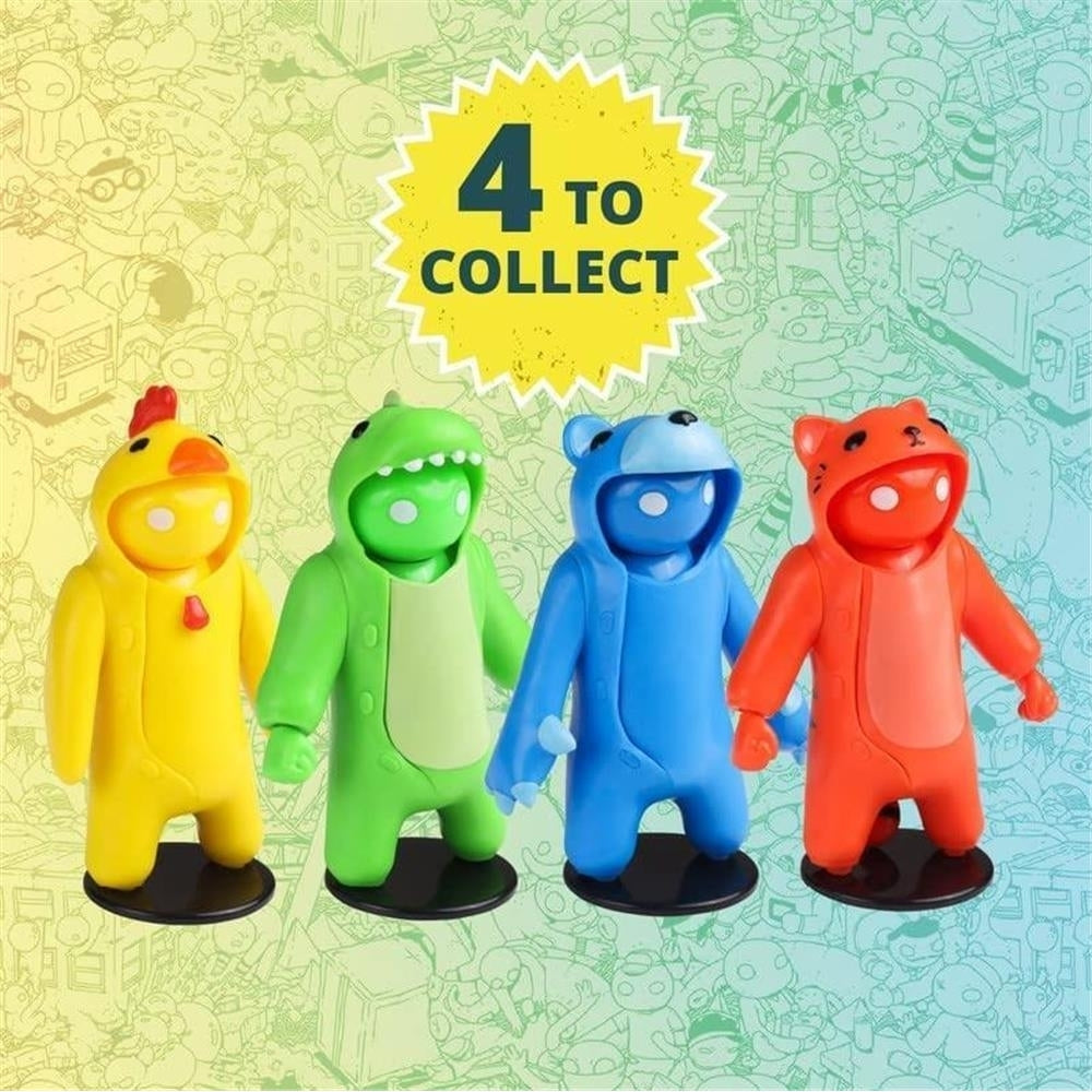 Gang Beasts Blue Bear Costume Fighter Accessories Gamer Character Figure PMI International Image 8