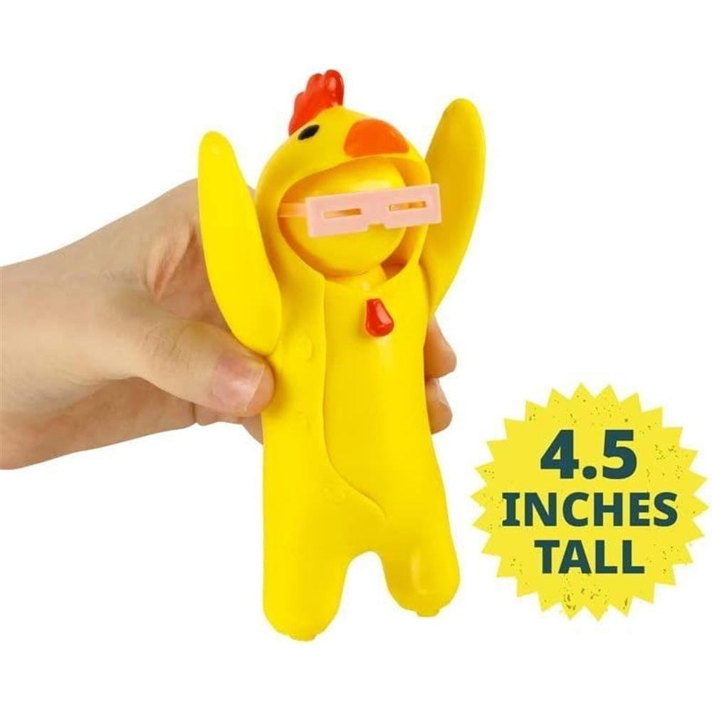 Gang Beasts Yellow Chicken Costume Video Game Fighter Character Figure PMI International Image 2