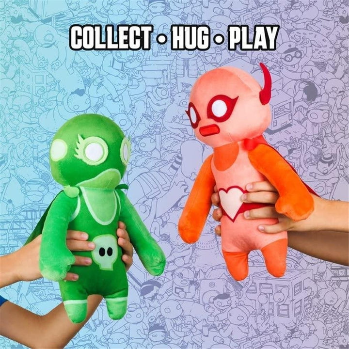 Gang Beasts Red Wrestler Plush 12" Video Game Character Doll Figure PMI International Image 4