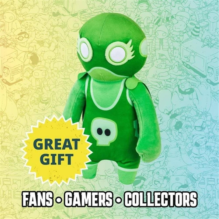 Gang Beasts Green Wrestler Plush 12" Video Game Character Doll Figure PMI International Image 3