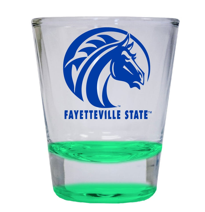 Fayetteville State University 2 ounce Color Etched Shot Glasses Image 2