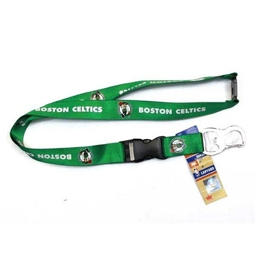 Boston Celtics NBA Bottle Opener Lanyard Image 1